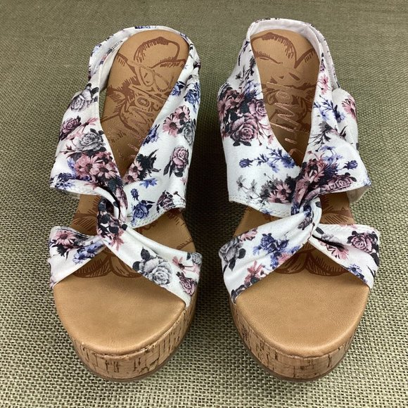 Blowfish Malibu Palmo Botanical Wedge Sandals - Picture 2 of 11